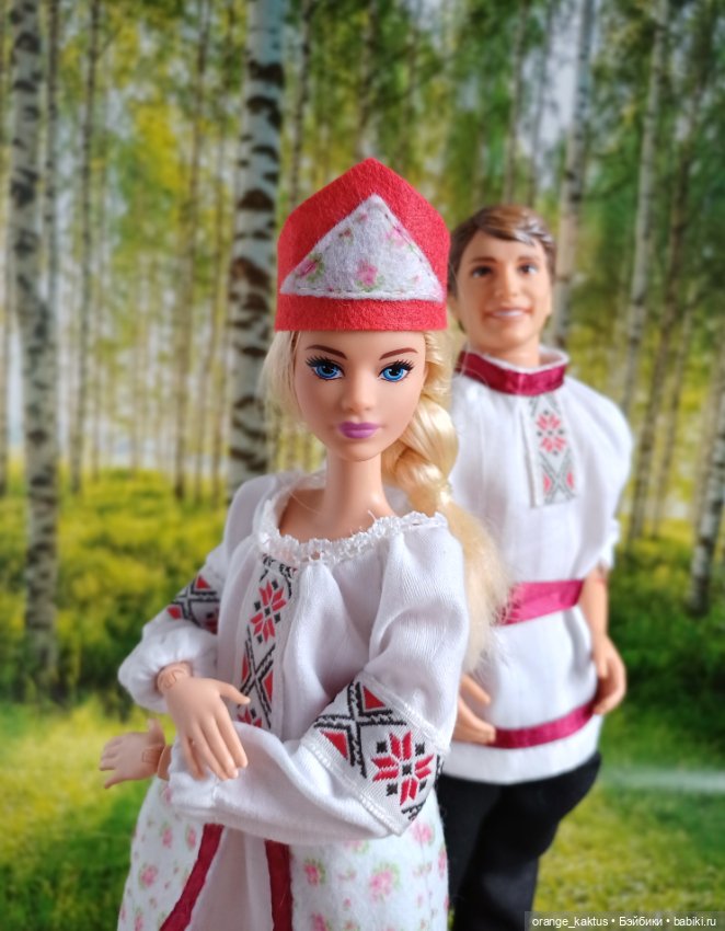 Русский народный костюм — Куклы Barbie (Барби): Looks