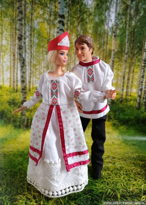 Русский народный костюм — Куклы Barbie (Барби): Looks