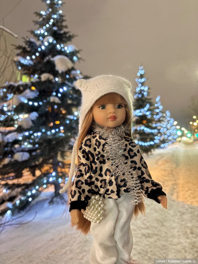 Зимняя прогулка с куклами Паола Рейна