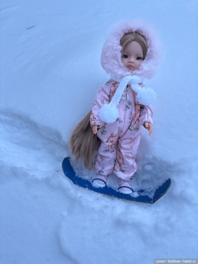 Зимняя прогулка с куклами Паола Рейна