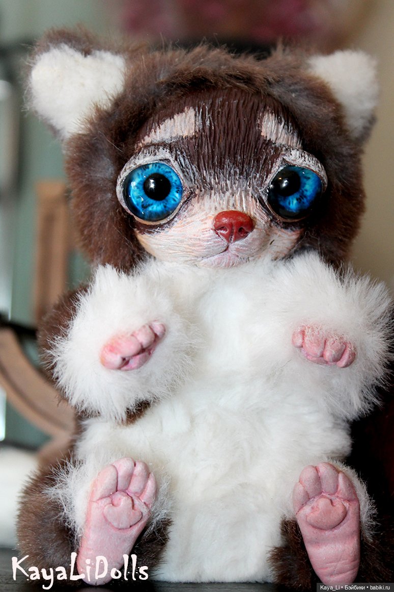 Чихуашка Чуня — Игрушки в смешанной технике (мех и глина): Арт