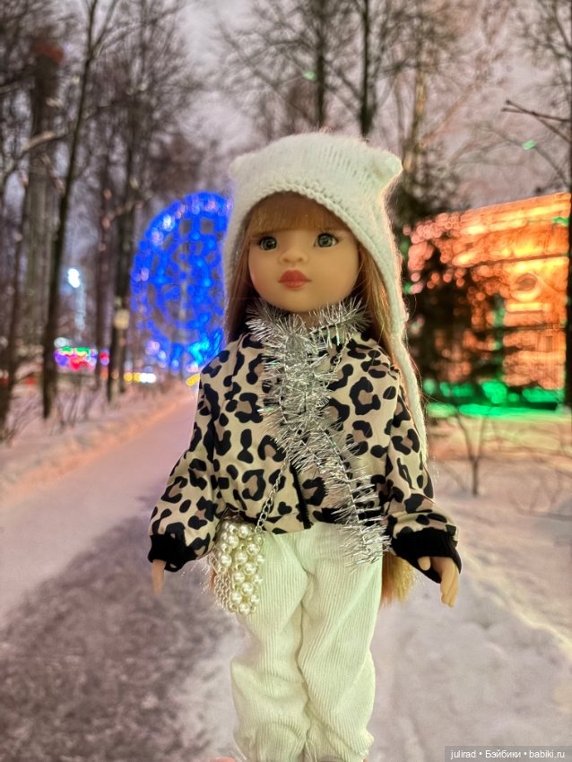 Зимняя прогулка с куклами Паола Рейна