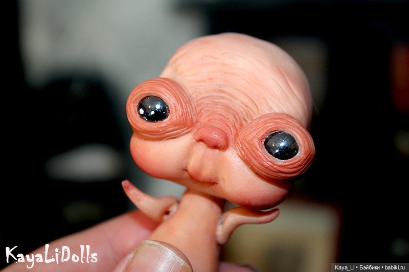 Любимчик Пончик — Игрушки в смешанной технике (мех и глина): Арт (фото 7)