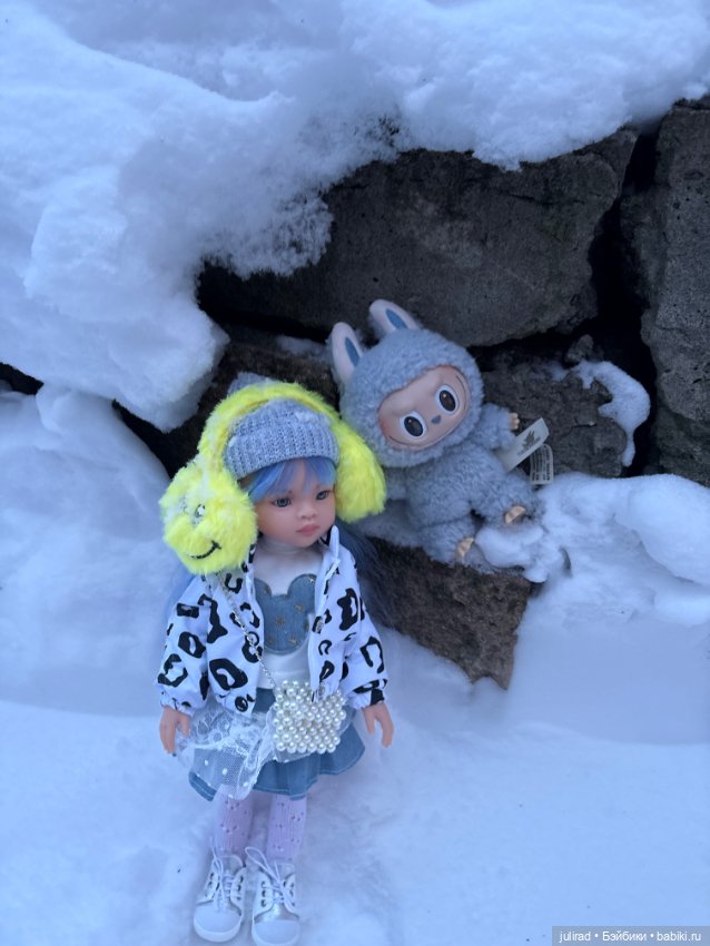 Зимняя прогулка с куклами Паола Рейна