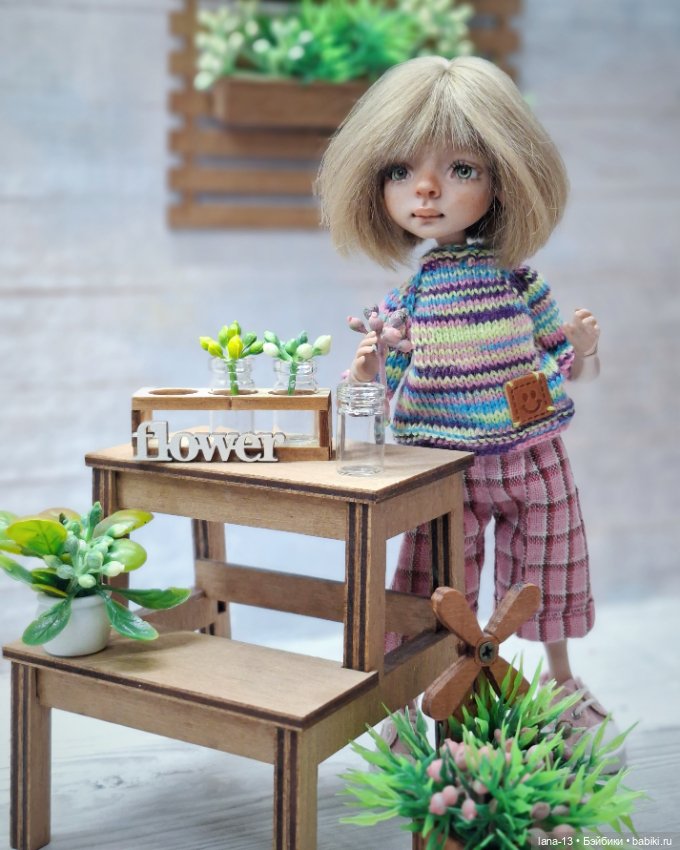 Цветочное настроение — Одежда и обувь для кукол своими руками: фото (фото 4)