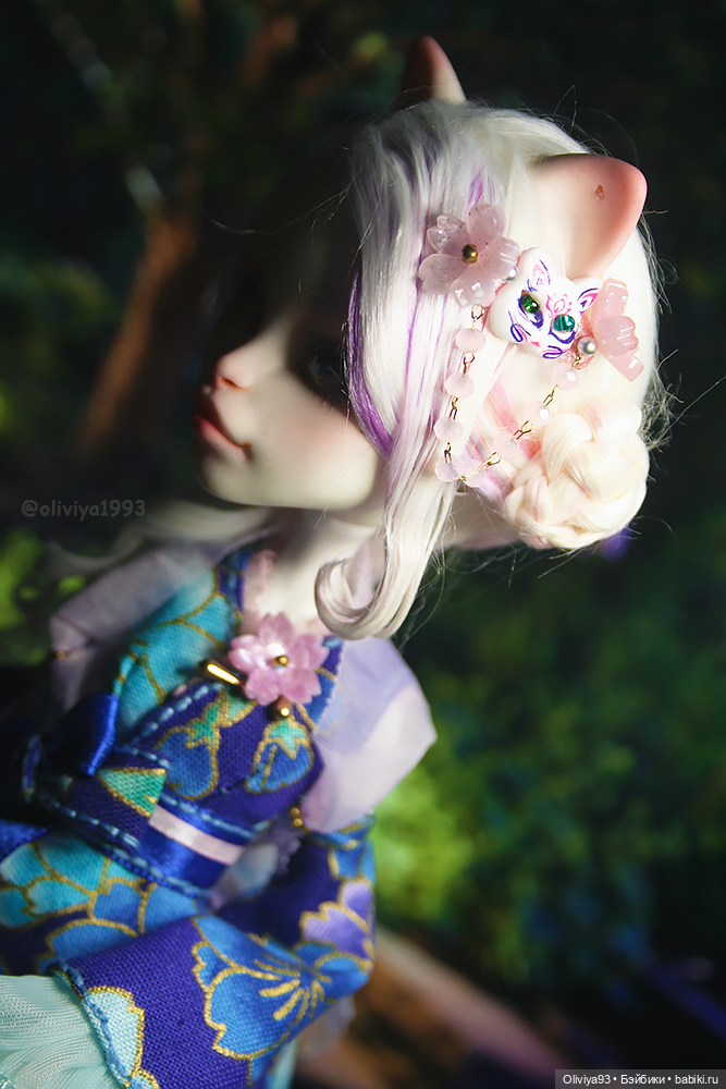 «Словно цветок, распустившийся в лучах лунного света»🌺💙 (фото 3)