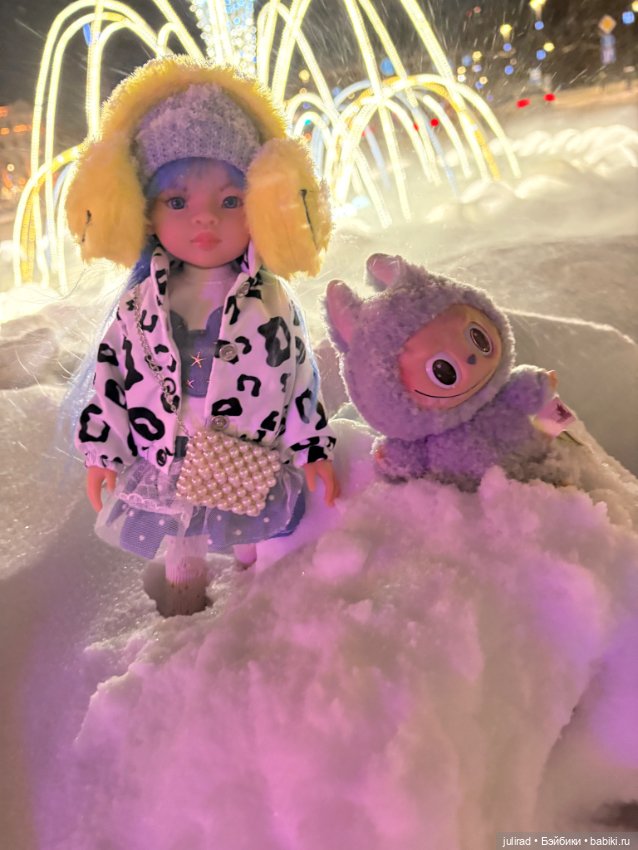 Зимняя прогулка с куклами Паола Рейна (фото 4)