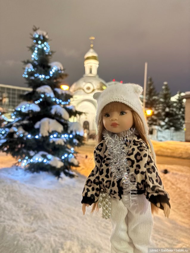 Зимняя прогулка с куклами Паола Рейна (фото 7)