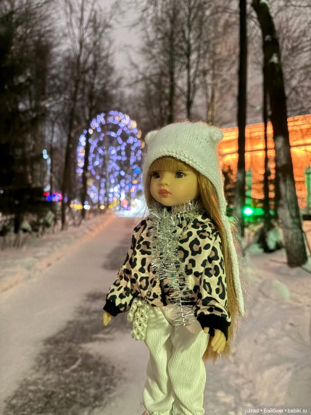 Зимняя прогулка с куклами Паола Рейна (фото 10)