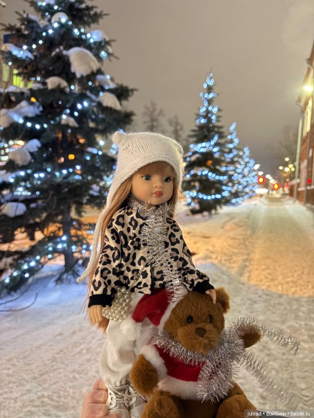 Зимняя прогулка с куклами Паола Рейна (фото 9)