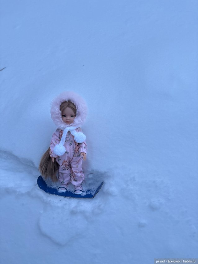 Зимняя прогулка с куклами Паола Рейна