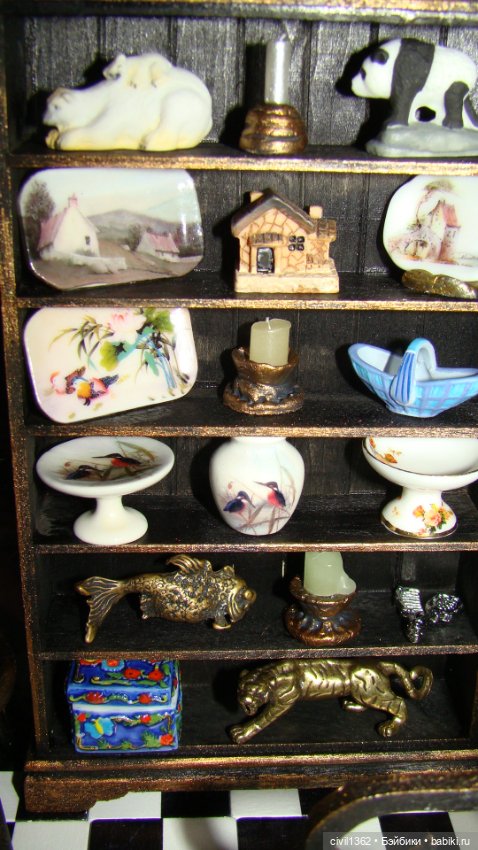 Румбокс масштаб 1:12 "Совы и не только"