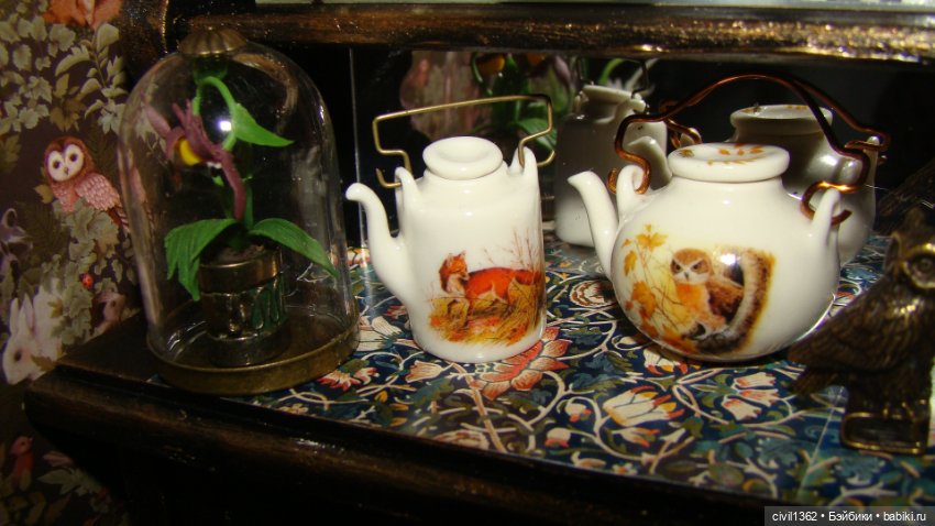 Румбокс масштаб 1:12 "Совы и не только"