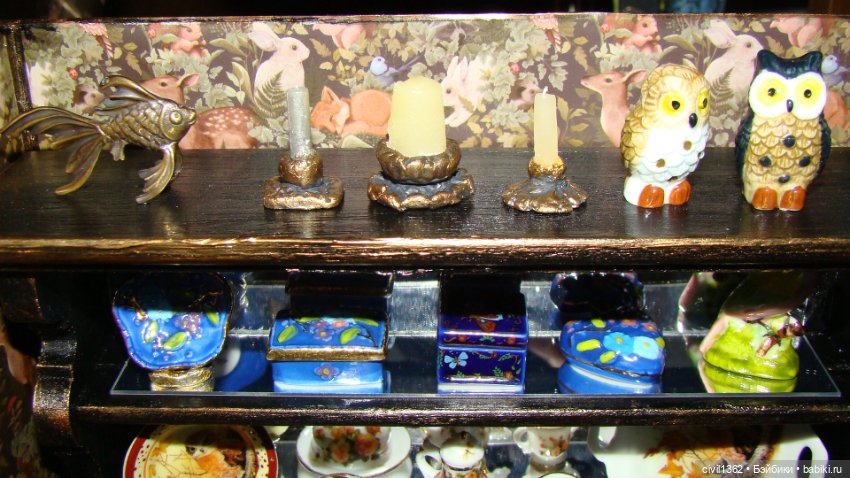 Румбокс масштаб 1:12 "Совы и не только"