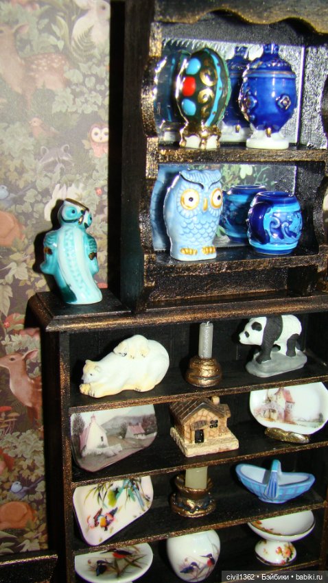 Румбокс масштаб 1:12 "Совы и не только"