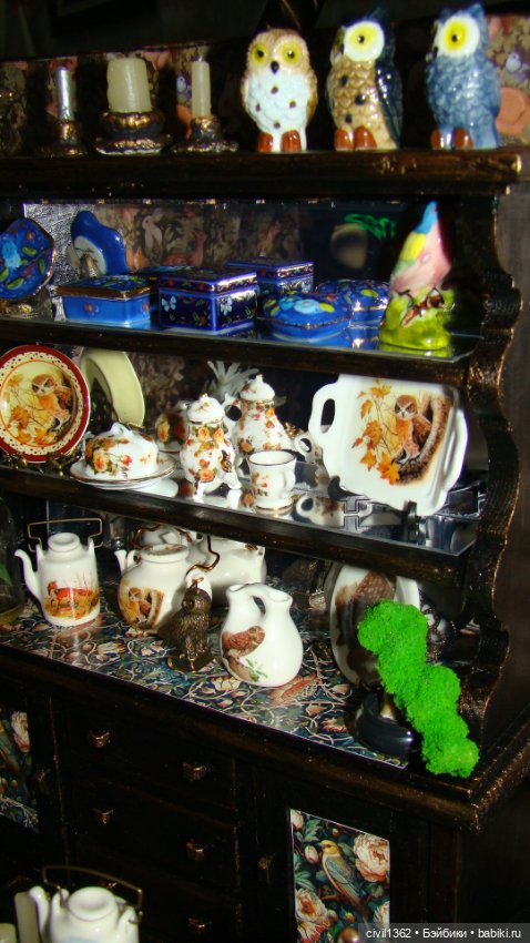 Румбокс масштаб 1:12 "Совы и не только"