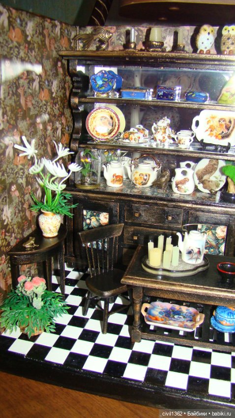 Румбокс масштаб 1:12 "Совы и не только"