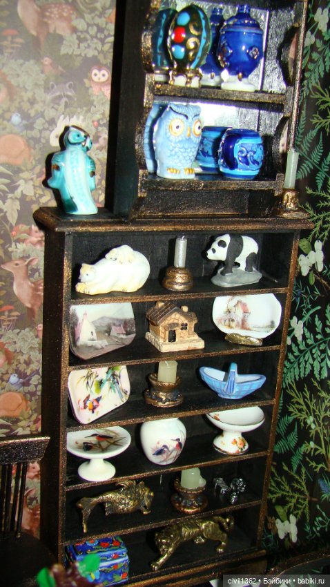 Румбокс масштаб 1:12 "Совы и не только"