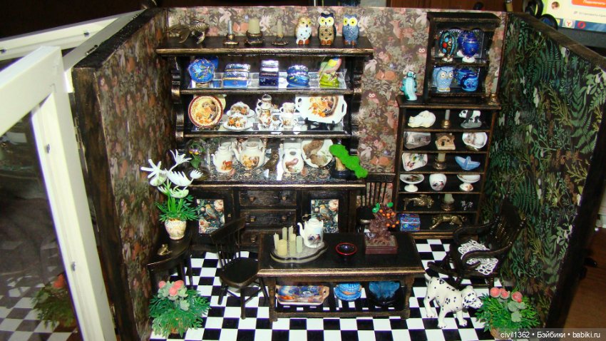 Румбокс масштаб 1:12 "Совы и не только"