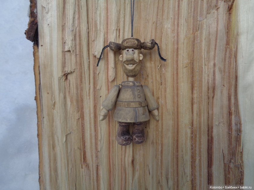 Мужичок из пластилиновой деревни