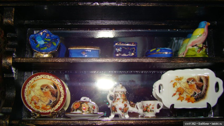 Румбокс масштаб 1:12 "Совы и не только"