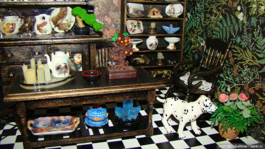 Румбокс масштаб 1:12 "Совы и не только"