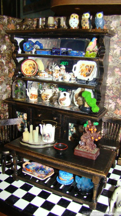 Румбокс масштаб 1:12 "Совы и не только"