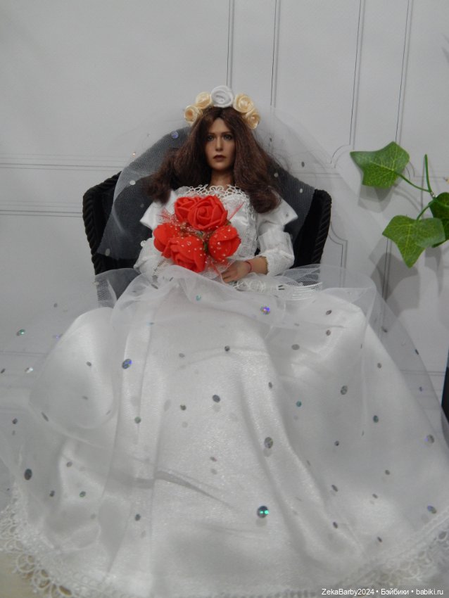 Свадебное — Одежда и обувь для кукол своими руками: фото (фото 10)