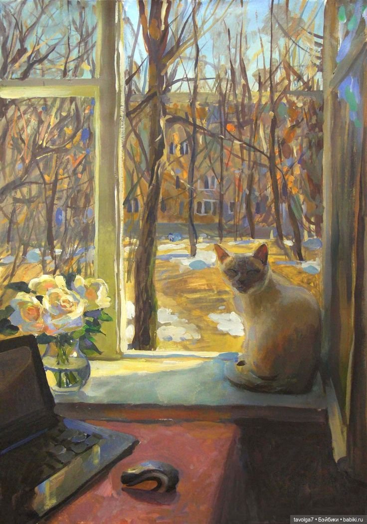 Цветы в живописи - с 8 марта