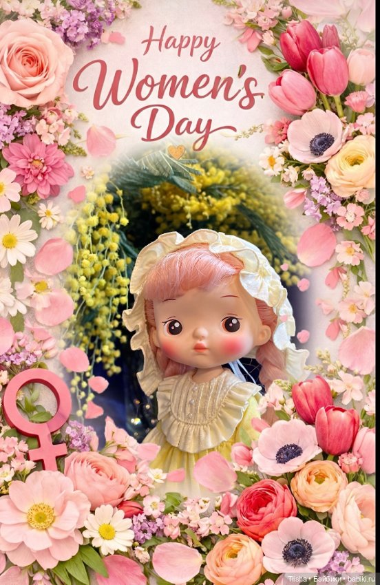 С днём 8 Марта — Азиатские виниловые куклы (разное): Китай