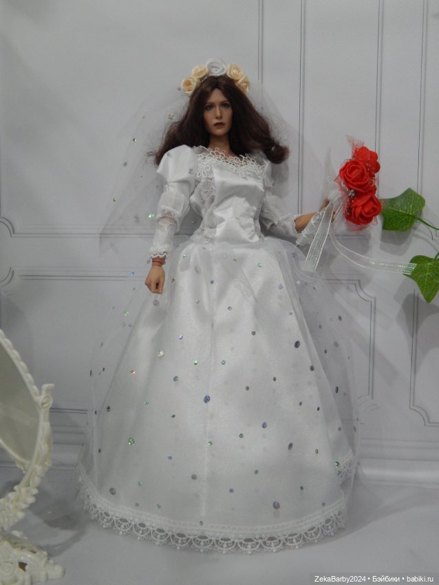 Свадебное — Одежда и обувь для кукол своими руками: фото (фото 3)