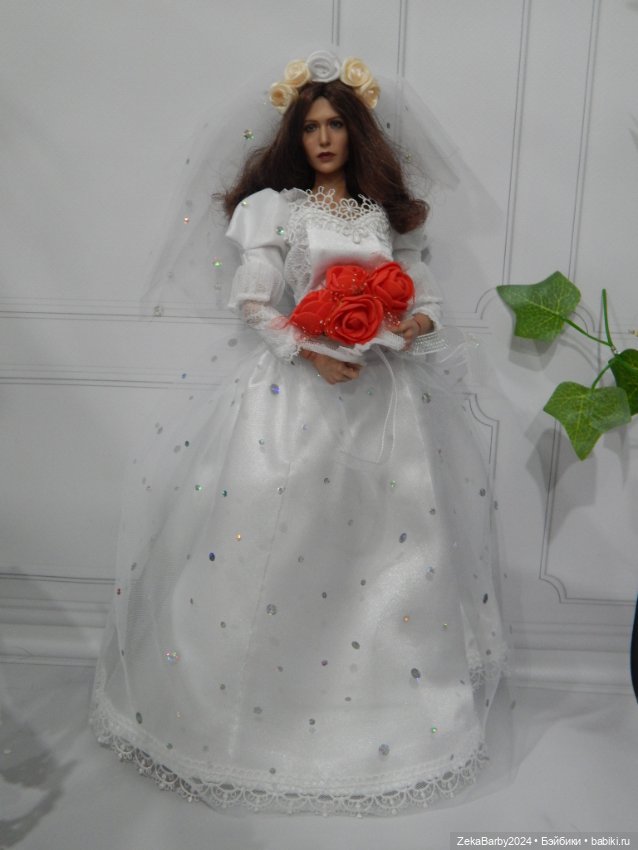 Свадебное — Одежда и обувь для кукол своими руками: фото (фото 6)