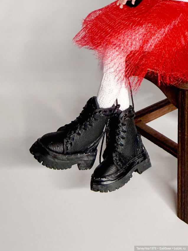 Ботиночки для куклы БЖД Ажур Натальи Петровой 15см (фото 4)