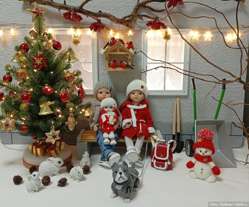 Зимняя прогулка — Одежда и обувь для кукол своими руками: фото (фото 9)