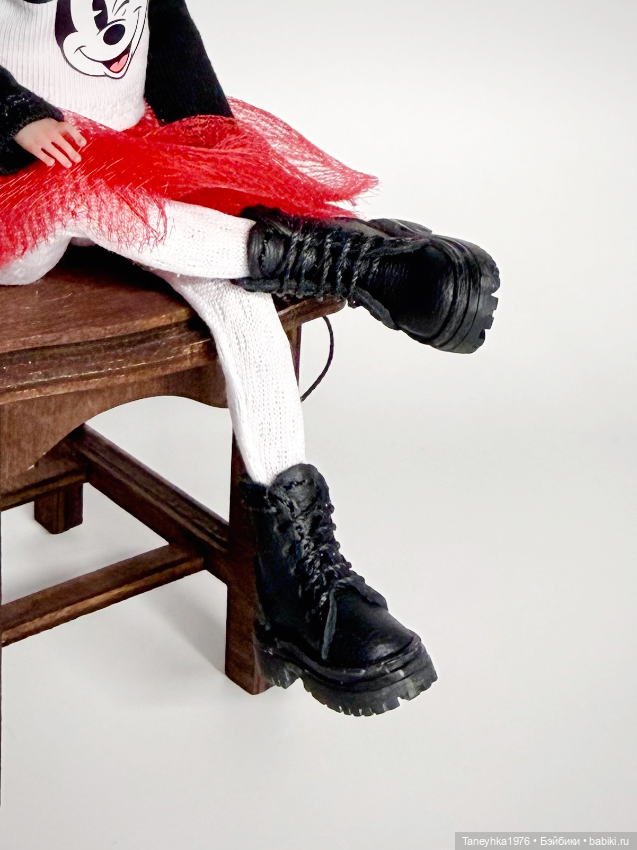 Ботиночки для куклы БЖД Ажур Натальи Петровой 15см (фото 2)