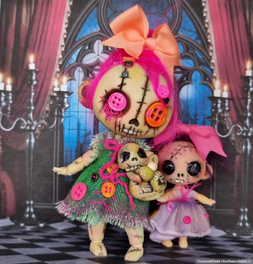 Зомбики — Жуткие и страшные куклы (Horror/Gothic): фото (фото 6)