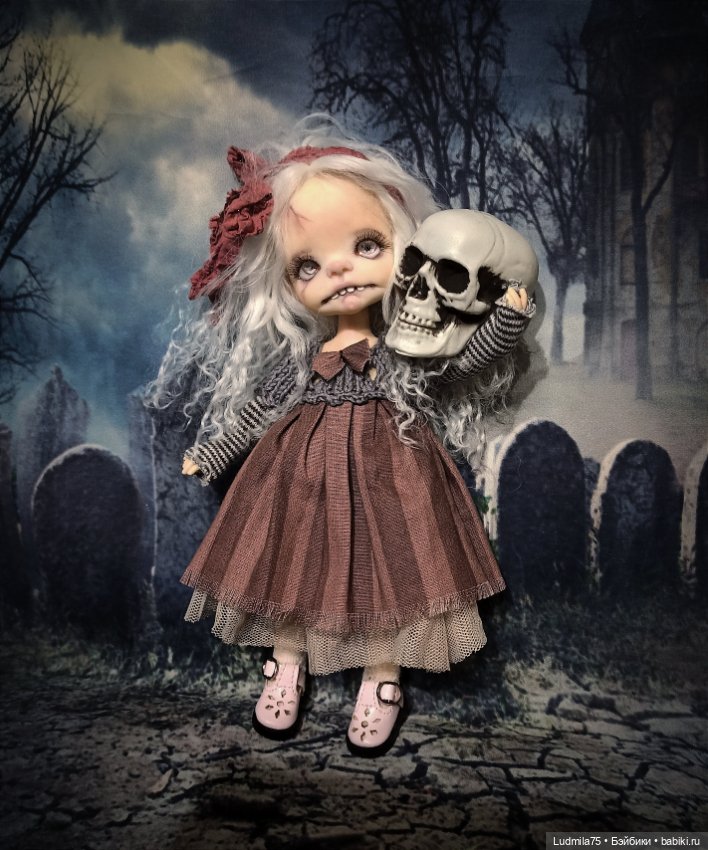 Ещё одна зомби-детка — Лепка авторских кукол: полимерная глина