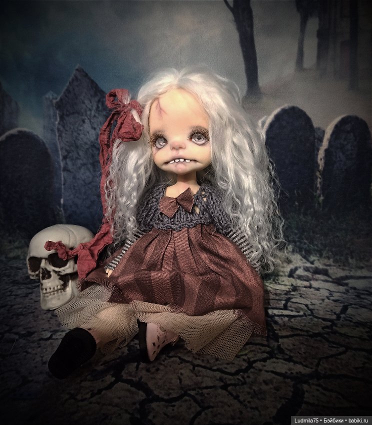 Ещё одна зомби-детка — Лепка авторских кукол: полимерная глина
