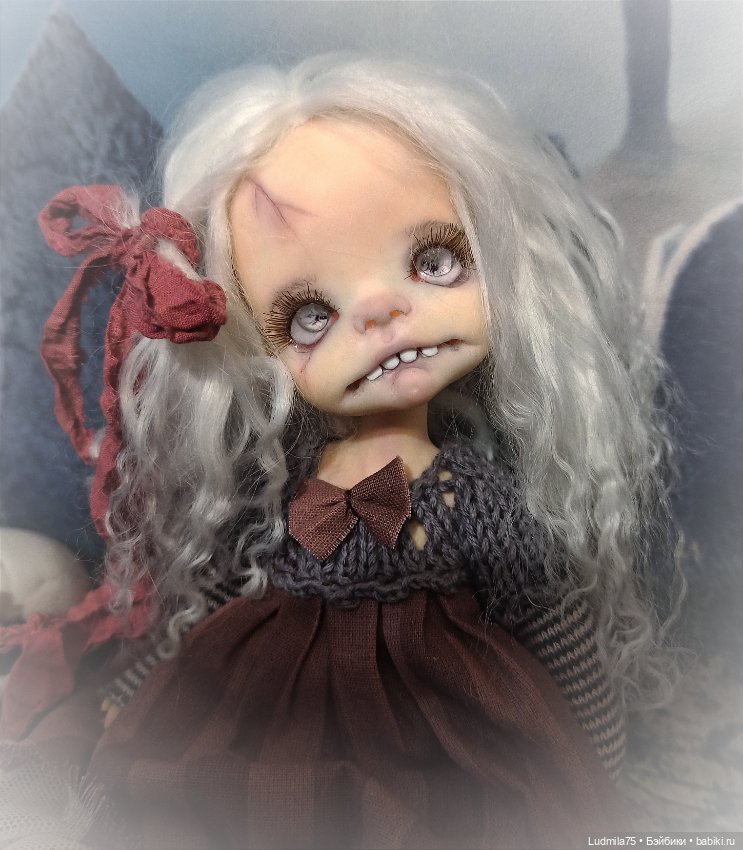 Ещё одна зомби-детка — Лепка авторских кукол: полимерная глина