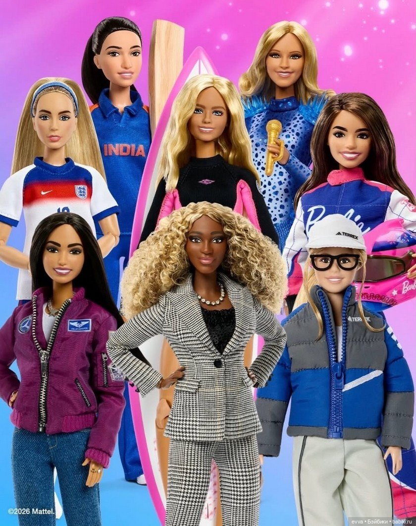 Первая в истории «Команда мечты» Barbie (Dream Team) и возвращение Серены Уильямс