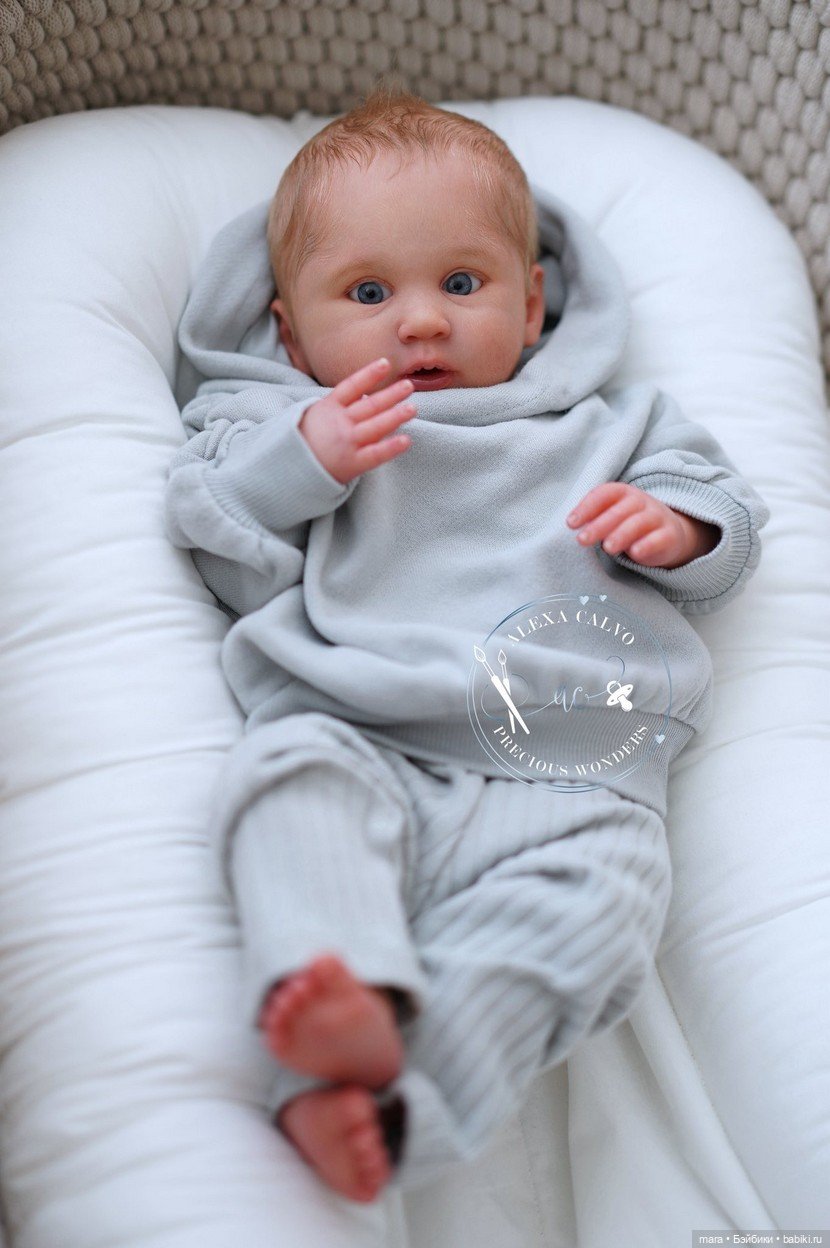Реалистичный малыш из молда Mariana от Mayra Garza (прототип Alexa Calvo) (фото 4)