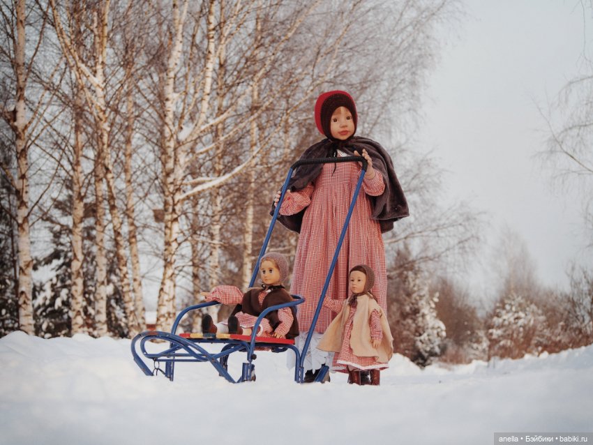 Зимняя прогулка — Куклы Gotz (Готц): Ханна