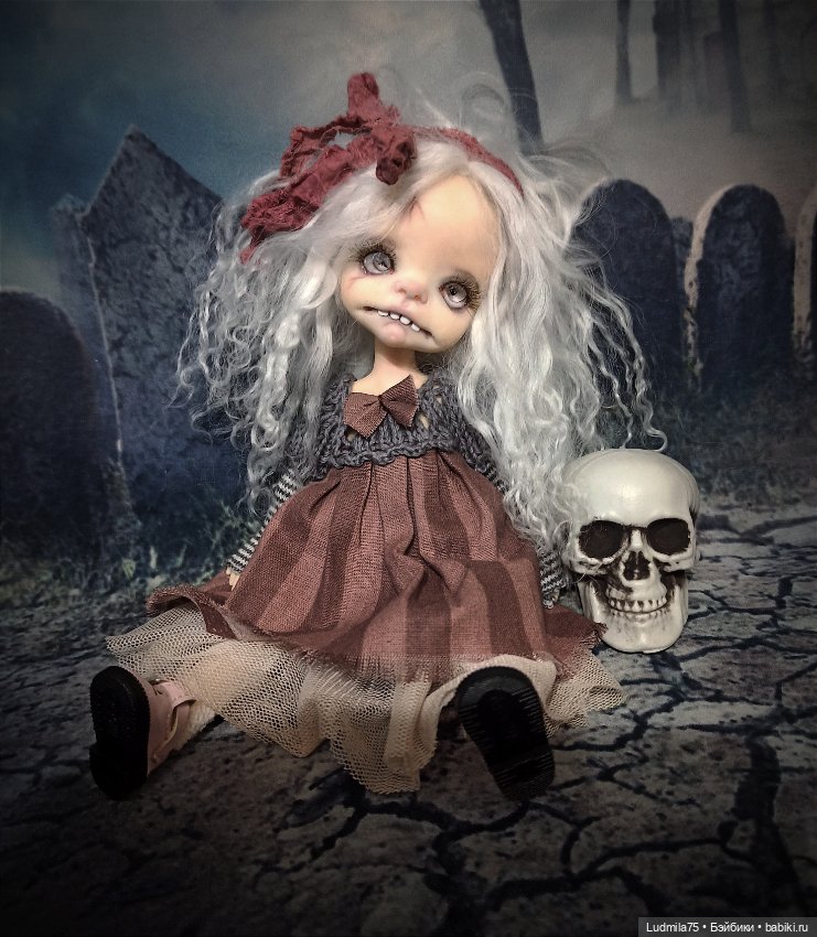 Ещё одна зомби-детка — Лепка авторских кукол: полимерная глина