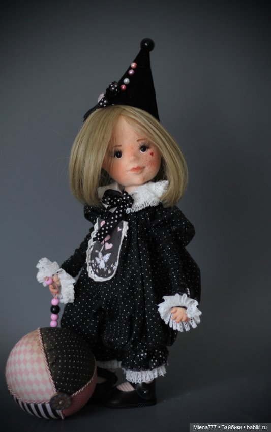 Эмили , клоунесса — Авторские текстильные куклы: Вальдорфские (фото 9)