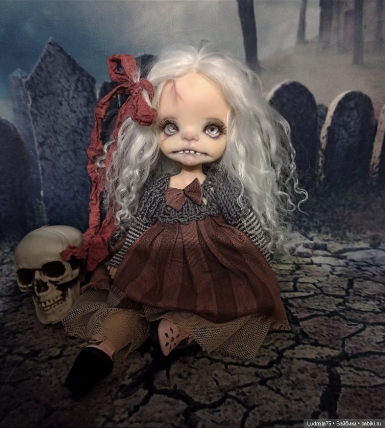 Ещё одна зомби-детка — Лепка авторских кукол: полимерная глина (фото 6)