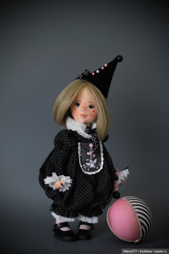 Эмили , клоунесса — Авторские текстильные куклы: Вальдорфские (фото 7)