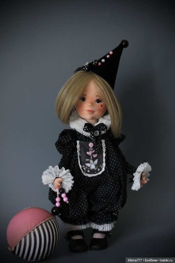 Эмили , клоунесса — Авторские текстильные куклы: Вальдорфские (фото 10)