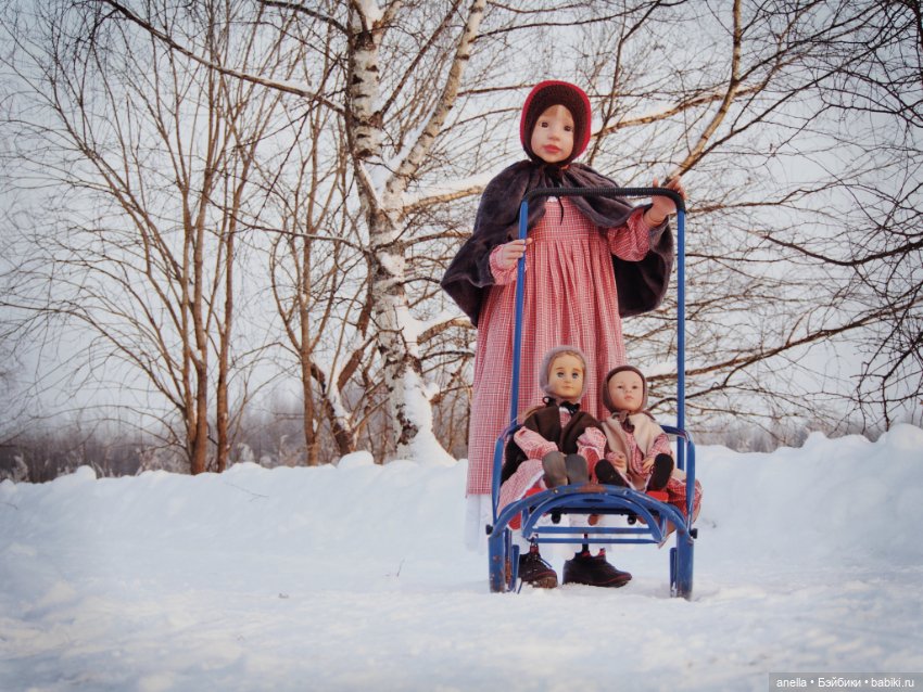 Зимняя прогулка — Куклы Gotz (Готц): Ханна