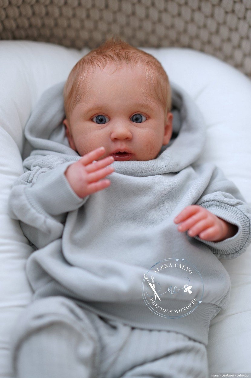 Реалистичный малыш из молда Mariana от Mayra Garza (прототип Alexa Calvo) (фото 7)