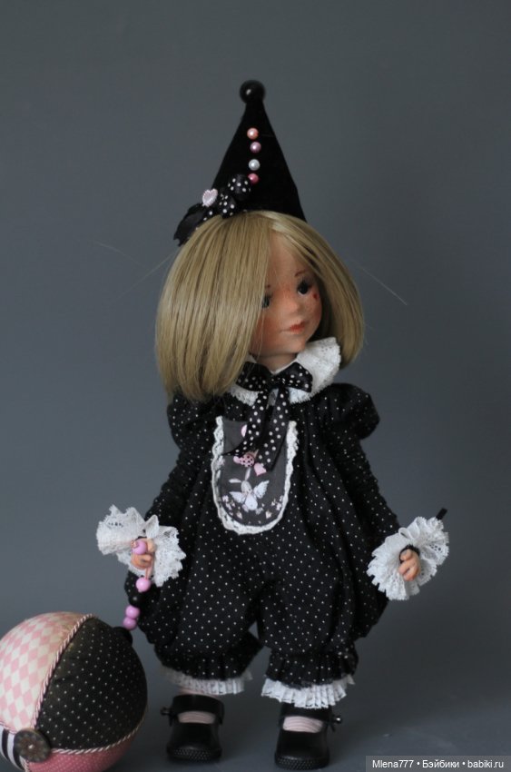 Эмили , клоунесса — Авторские текстильные куклы: Вальдорфские (фото 6)